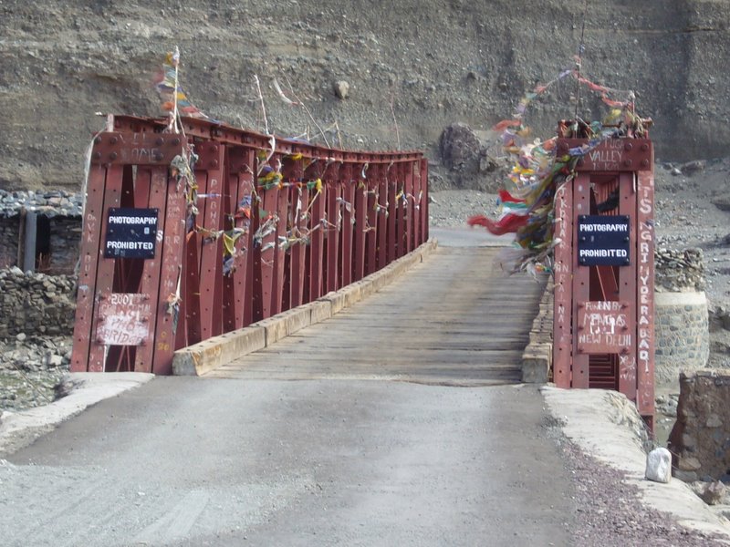 Photography Prohibited means that every tourist stopped to take pictures of the most normal of bridges.